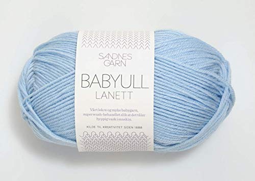 Babyull Lanett col.5930 light blue ca.175 m 50 g von Sandnes Garn