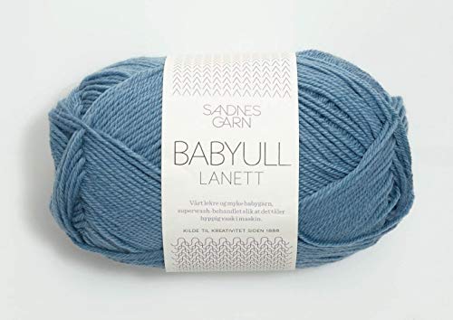 Babyull Lanett col.6033 medium blue ca.175 m 50 g von Sandnes Garn