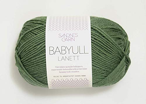 Babyull Lanett col.8543 green ca.175 m 50 g von Sandnes Garn