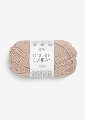 Double Sunday ca.108 m col.3021 lys beige von Sandnes Garn