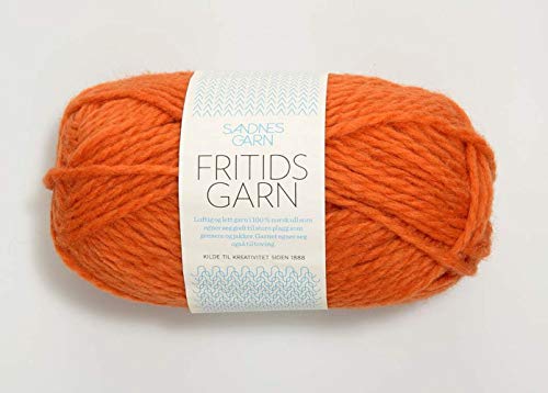 Fritidsgarn col.3326 orange ca.70 m 50 g von Sandnes Garn