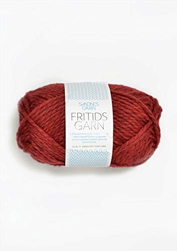 Fritidsgarn col.4236 red mottled ca.70 m 50 g von Sandnes Garn