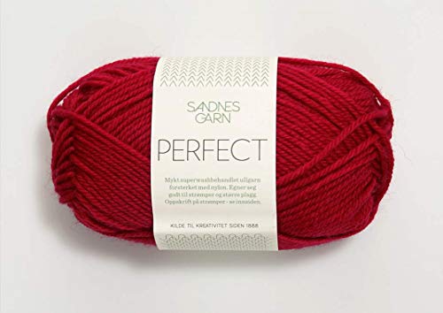 Perfect col.4219 red ca.100 m 50 g von Sandnes Garn