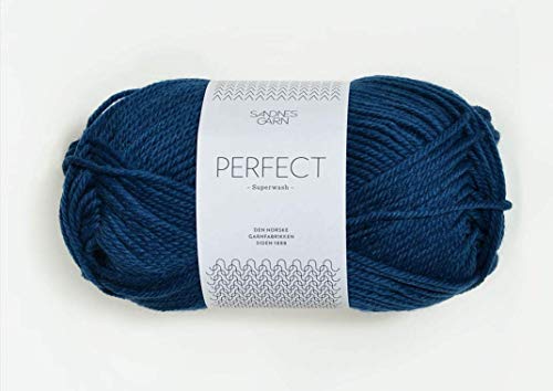 Perfect col.6063 ink blue ca.100 m 50 g von Sandnes Garn