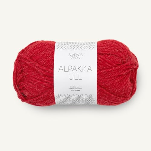 SANDNES GARN Alpakka Ull - Farbe: Equestrian Red (4227) - 50 g/ca. 100 m Wolle von Sandnes Garn