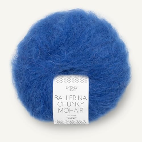 SANDNES GARN Ballerina Chunky Mohair - Farbe: Dazzling Blue (5845) - 50 g/ca. 135 m Wolle von Sandnes Garn