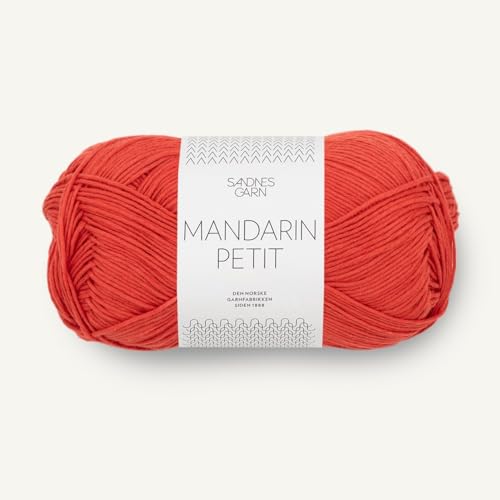 SANDNES GARN Mandarin Petit - Farbe: Scarlet Red (4018) - 50 g/ca. 180 m Wolle von Sandnes Garn
