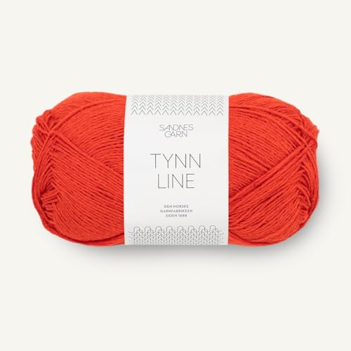 SANDNES GARN Tynn Line - Farbe: Spicy Orange (3819) - 50 g/ca. 220 m Wolle von Sandnes Garn