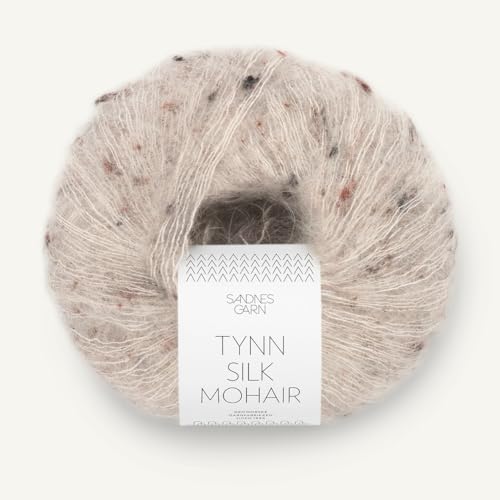 SANDNES GARN Tynn Silk Mohair - Farbe: Greige Tweed (2600) - 25 g/ca. 212 m Wolle von Sandnes Garn