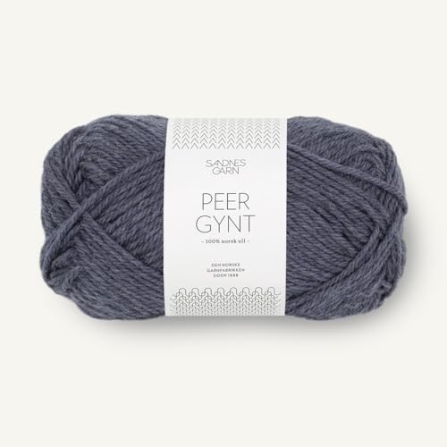 Sandnes Garn - Peer Gynt - 50 g - 91 m - Blue Grey Mottled 6072, 1101-6072, Grau von Sandnes Garn