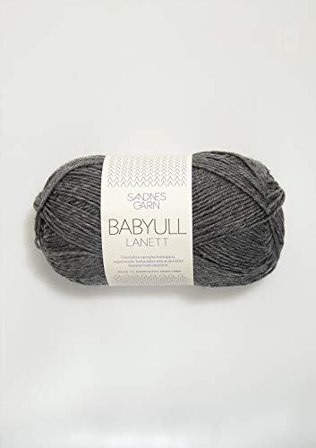 Sandnes Garn Babyull Lanett 1053 Mork-graamelert von Sandnes Garn