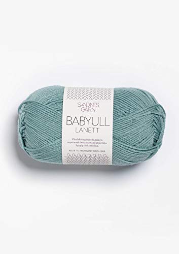 Sandnes Garn Babyull Lanett 6841 stovet Aqua von Sandnes Garn