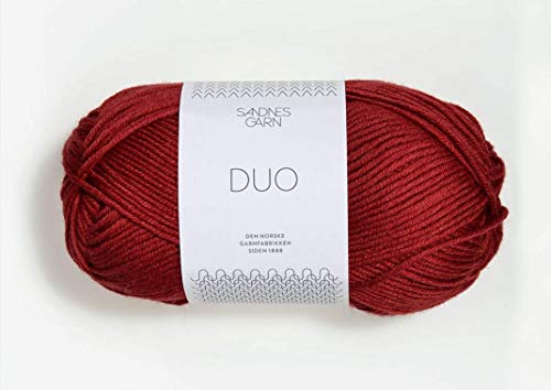 Sandnes Garn Duo col.4236 dyp red ca.124 m 50 g von Sandnes Garn