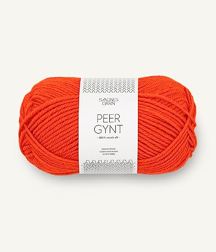 Sandnes Garn Peer Gynt ca. 91 m col. 3819 spicy orange 50 g von Sandnes Garn