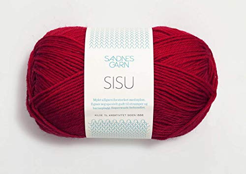 Sandnes Garn Sisu col.4228 red ca.175 m 50 g von Sandnes Garn
