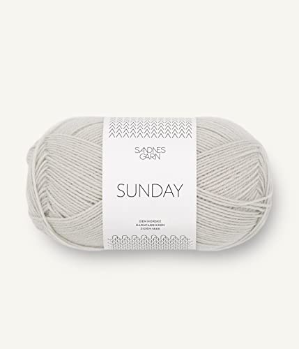 Sandnes Garn Sunday 50 g col.3820 pearl grey von Sandnes Garn