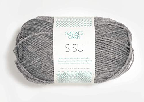 Sisu col.1042 grey mottled ca.175 m 50 g von Sandnes Garn