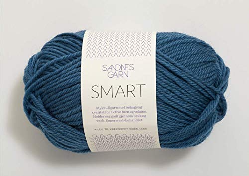 Smart col.6355 blue ca.100 m 50 g von Sandnes Garn