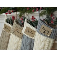 Family Christmas Stockings, Personalized Stocking, 2025 Monogram Stockings, Custom Stocking With Name, Holiday Decor von SandrAmazingGifts