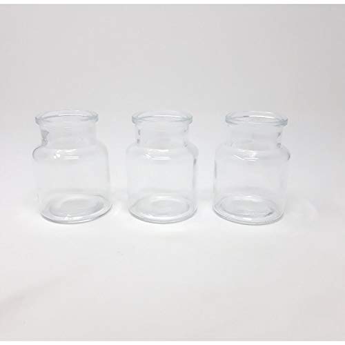Sandra Rich GmbH Glas VASE Bottle Balanced. 3 kleine Flaschen ca 7,5 x 5,5 cm. Transparent KLAR 1166-8-99 von Sandra Rich GmbH