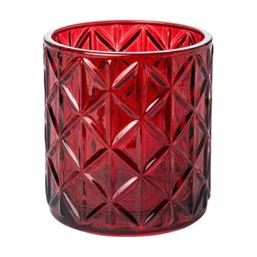 Teelichthalter Noble 10cm. Teelichtglas Windlicht Kerzenglas Kerzenhalter mit Motiv rot Burgund Teelichthalter Noble 10cm. Teelichtglas Windlicht Kerzenglas Kerzenhalter mit Motiv rot Burgund von Sandra Rich GmbH