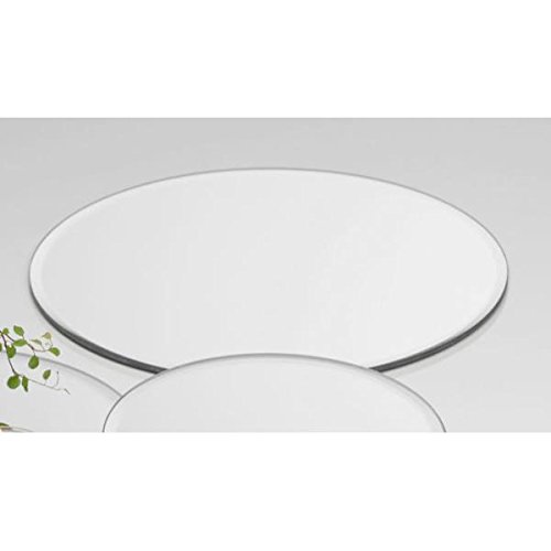 Sandra Rich 6er Set Spiegelplatten, Deko Tischspiegel D. 20cm rund Glas von Sandra Rich