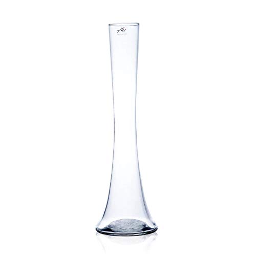 Glasvase "Big Solifleur X" Vase Glas Blumenvase Tischvase Bodenvase, hot cut 50 cm Glasvase "Big Solifleur X" Vase Glas Blumenvase Tischvase Bodenvase, hot cut 50 cm von Sandra Rich