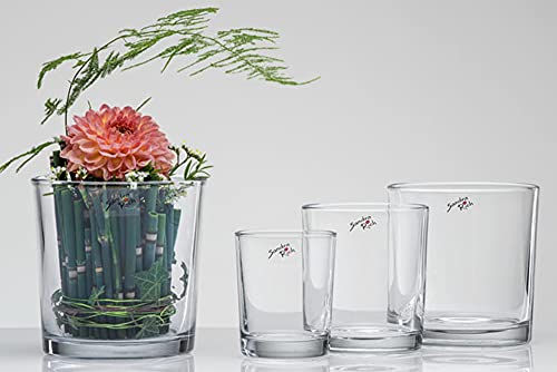 Glasvase CYLI Windlicht Vase Glas Tischvase Zylinder, 11 cm von Sandra Rich