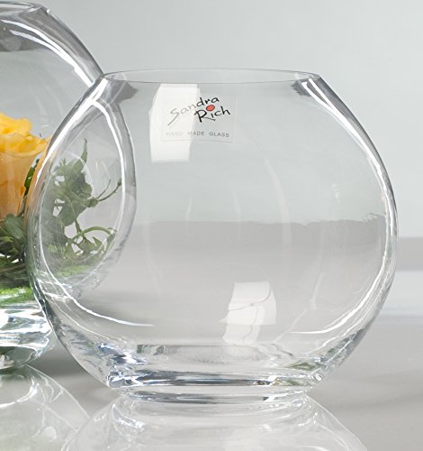 Glasvase Kugel Vase Glas Blumenvase Tischvase rund ca. 10 cm von Sandra Rich