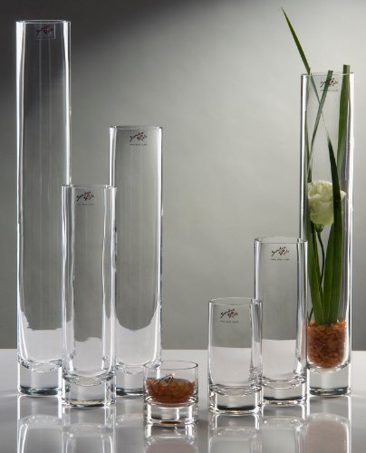 Glasvase Vase Glas Blumenvase Tischvase gerade schlank 24 cm Glasvase Vase Glas Blumenvase Tischvase gerade schlank 24 cm von Sandra Rich
