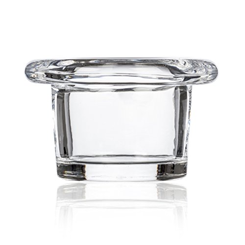 SANDRA RICH, TEELICHTHALTER "SHINE EDGE" Teelichtglas klar, rund. Art.:10000-2-99 von Sandra Rich