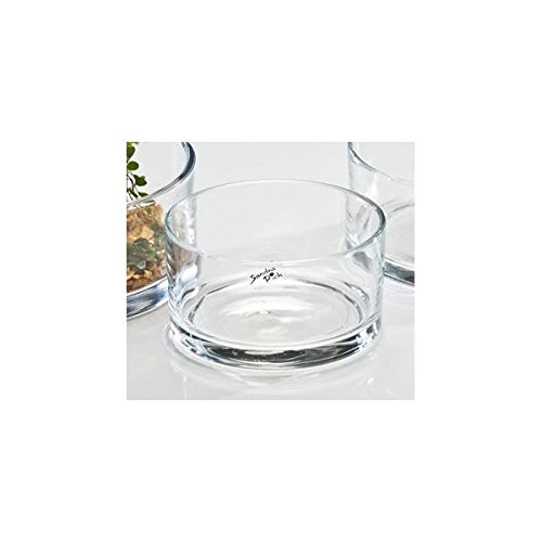 Sandra Rich 12er Set Glasschalen, Dekoschalen Automatic rund H. 7,5cm D. 13,5cm von Sandra Rich