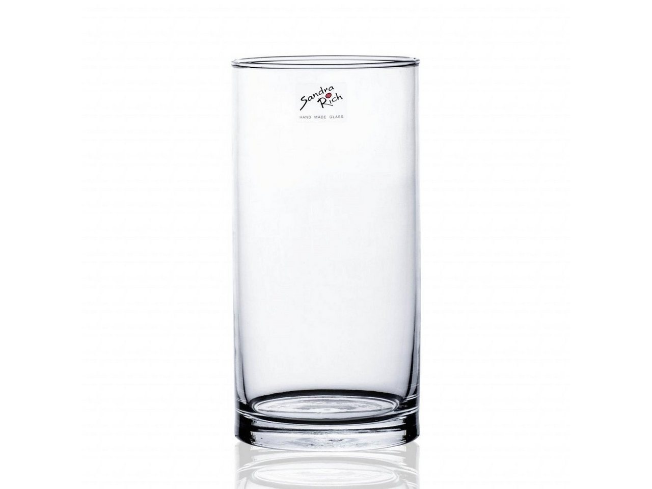 Sandra Rich Deko-Glas Cyli, Transparent H:20cm D:10cm Glas von Sandra Rich