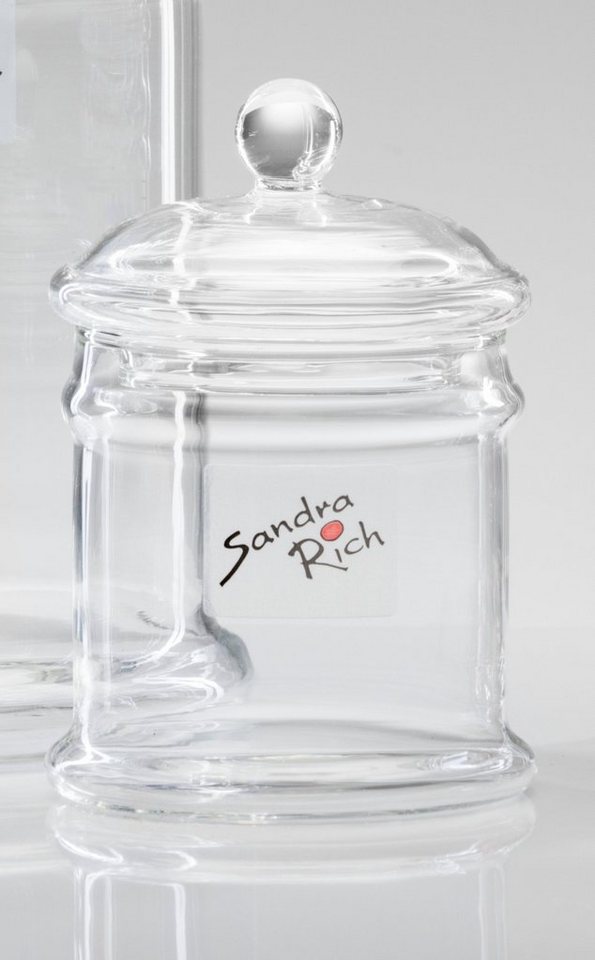Sandra Rich Dekovase Glas Bonboniere Tin Zylinder von Sandra Rich von Sandra Rich