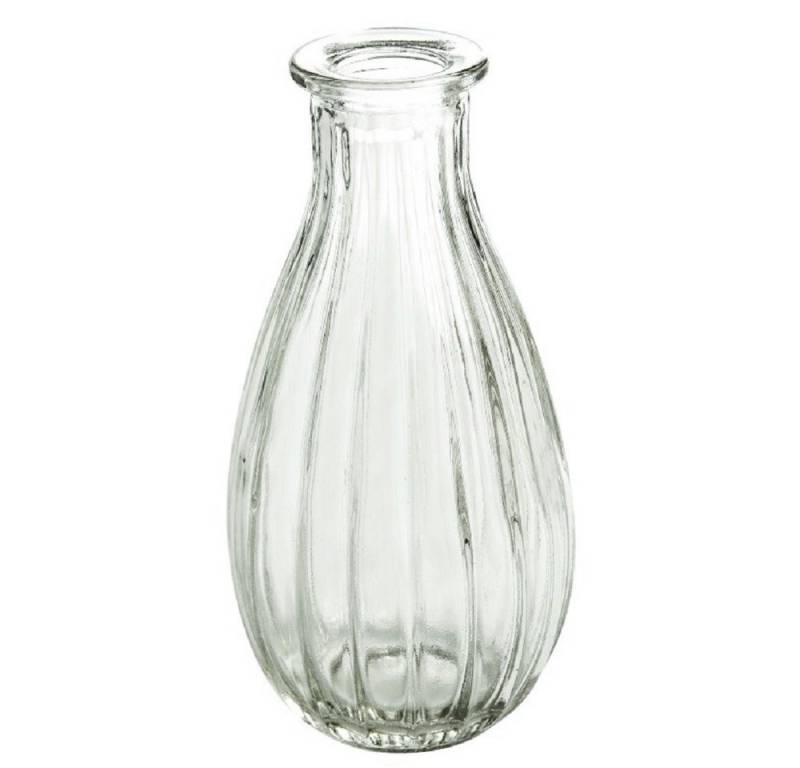 Sandra Rich Dekovase SANDRA RICH "RIM" kleine Flasche Glasvase Blumenvase 14,5 cm Sandra Rich Dekovase SANDRA RICH "RIM" kleine Flasche Glasvase Blumenvase 14,5 cm von Sandra Rich