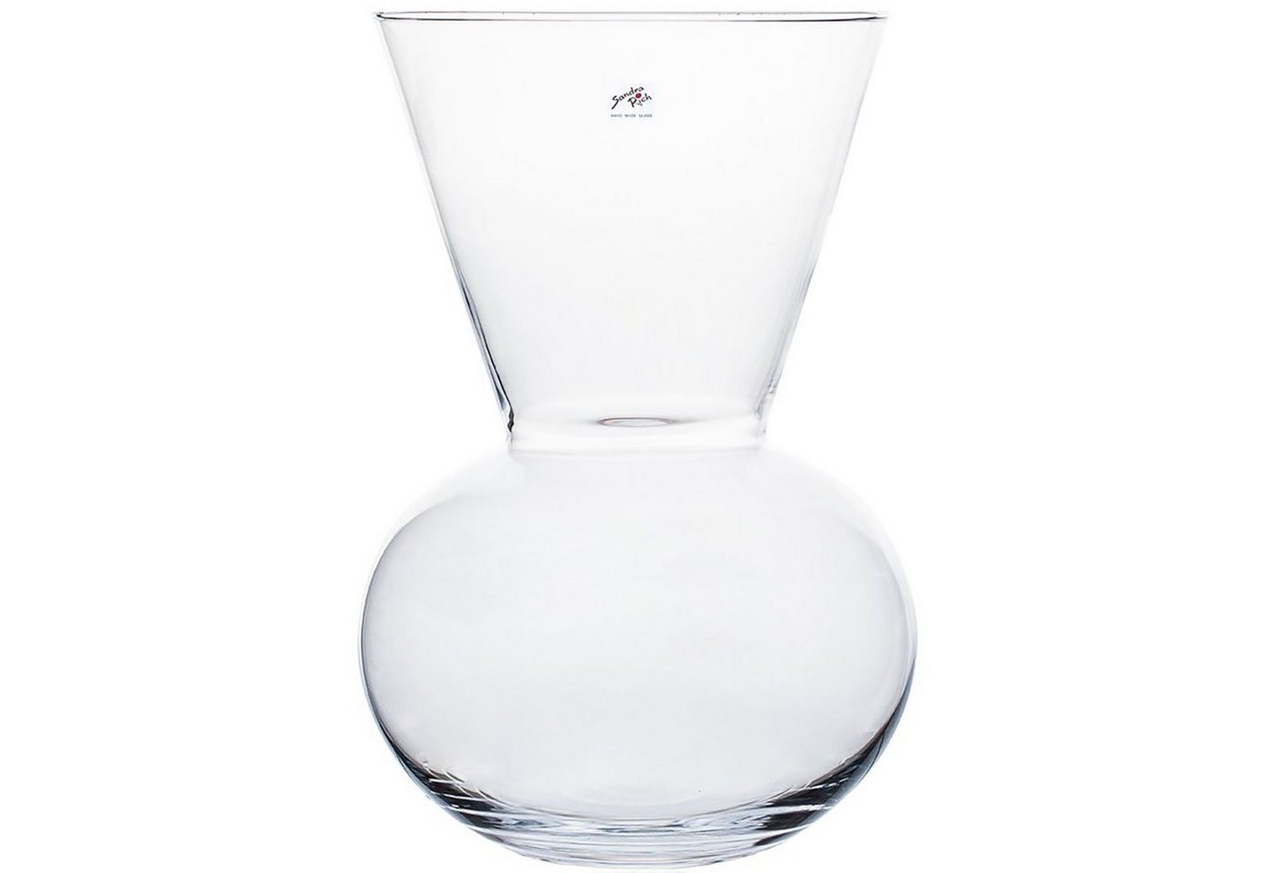 Sandra Rich Dekovase TRUMPET vase - durchsichtig - 18x26 cm - Glas (1 St) von Sandra Rich