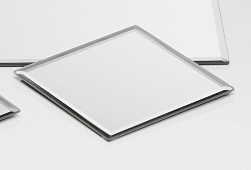 Sandra Rich Glasplatte Spiegelplatte Mirror eckig 0,5 cm Ø 15,0 x 15,0 cm von Sandra Rich