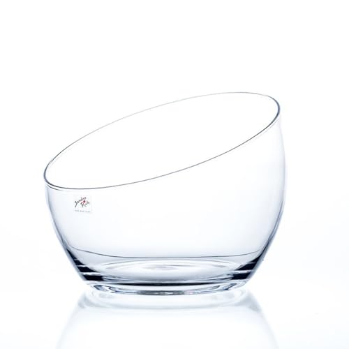 Sandra Rich Glasschale BEXA mit schrägem Rand D. 28cm H. 22,5cm rund von Sandra Rich