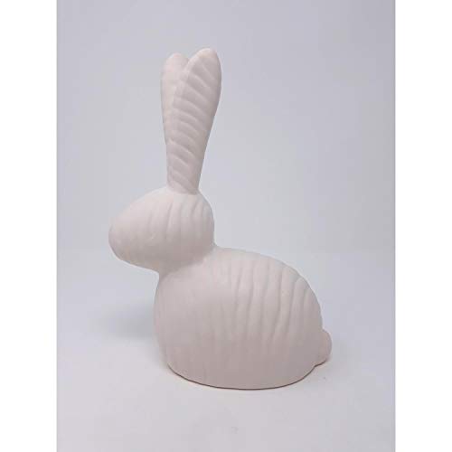 Sandra Rich Keramik HASE Figure Ceramic Rabbit Large - White 25 cm in weiß, Weiss -40 von Sandra Rich