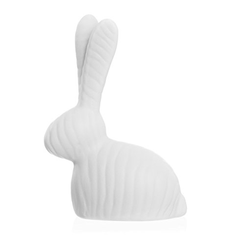 Sandra Rich Keramik HASE Figure Ceramic Rabbit medium - White 20 cm in weiß, Weiss -40 von Sandra Rich