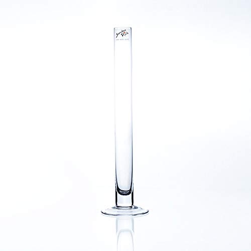 Reagenzglas, Glasvase SOLIFLEUR mit Fuss H. 30cm D. 3cm rund klar Sandra Rich von Sandra Rich