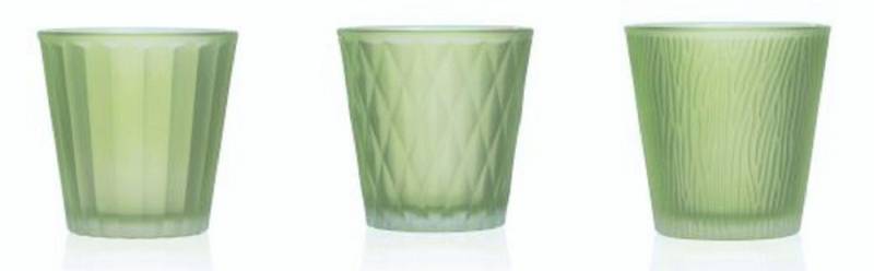 Sandra Rich Teelichthalter SANDRA RICH, 3x Teelichtglas "LUMIÉRE" Windlicht 7,5cm MATT von Sandra Rich