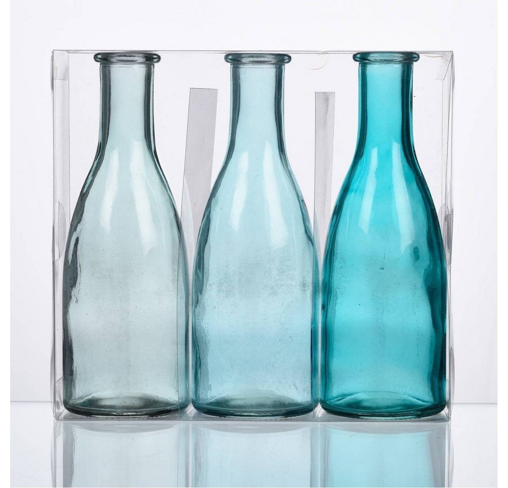 Sandra Rich Deko-Glas, Blau H:18.5cm D:6.5cm Glas von Sandra Rich