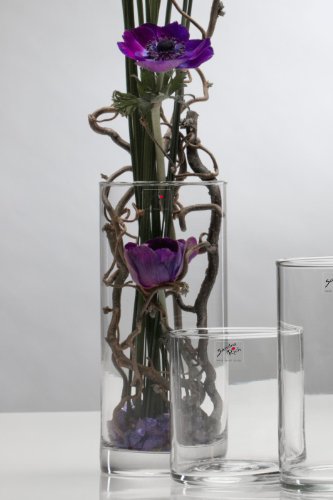 Sandra Rich Vase, rund, 9 x 20 cm (Durchmesser x Höhe) e. 12 von Sandra Rich