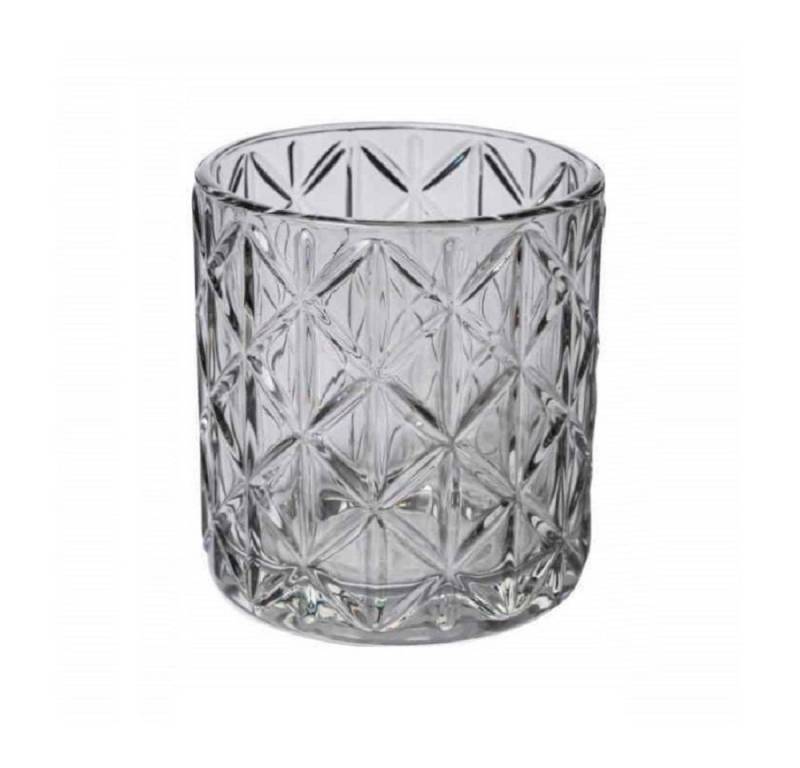 Sandra Rich Windlicht SANDRA RICH, "NOBLE" Teelichthalter, Teelichtglas 8cm von Sandra Rich