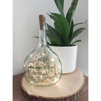 Flaschenlicht Mit Trockenblumen Zur Hochzeit - Eukalyptus Geschenkidee Dekoidee Bottlelight Flaschenlicht Mit Trockenblumen Zur Hochzeit - Eukalyptus Geschenkidee Dekoidee Bottlelight von SandraSBastelstube