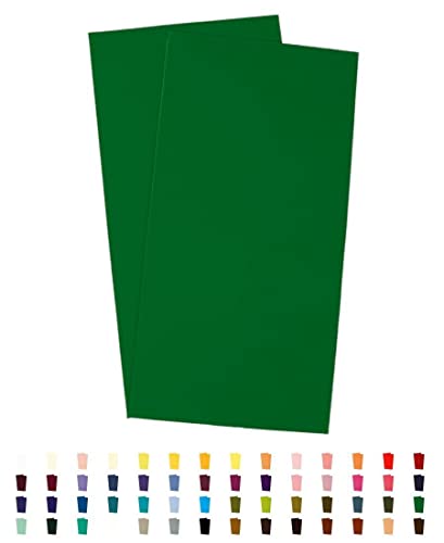 Sandras-Bastelladen 2er Set Kerzen Verzierwachsplatten - 200 x 100 x 0,5mm Hellgrün von Sandras-Bastelladen