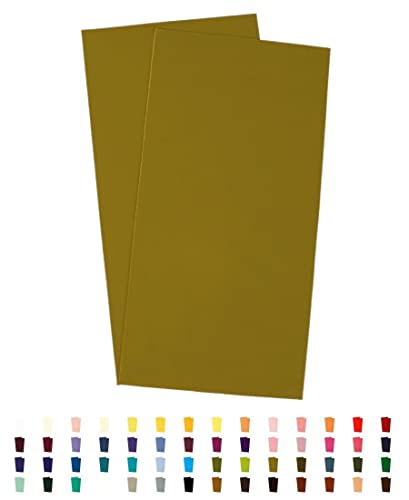 Sandras-Bastelladen 2er Set Kerzen Verzierwachsplatten - 200 x 100 x 0,5mm Lindgrün von Sandras-Bastelladen