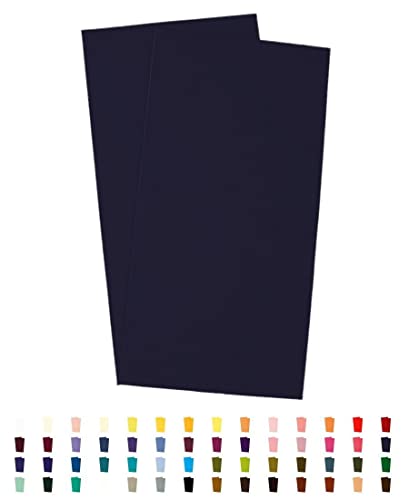 Sandras-Bastelladen 2er Set Kerzen Verzierwachsplatten - 200 x 100 x 0,5mm Nachtblau von Sandras-Bastelladen