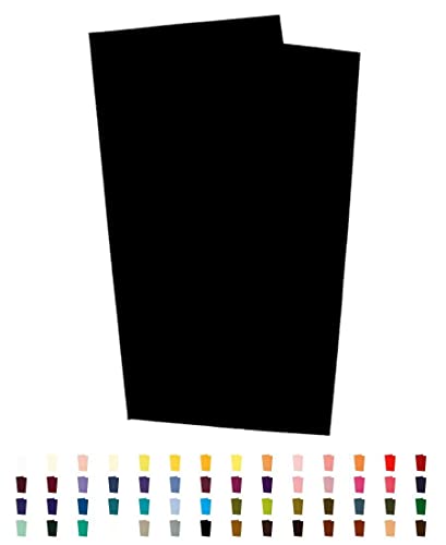 Sandras-Bastelladen 2er Set Kerzen Verzierwachsplatten - 200 x 100 x 0,5mm Schwarz von Sandras-Bastelladen